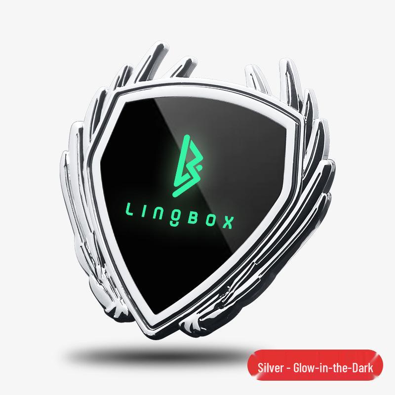 Lingbao Car Metal Badge Sticker for Body, Window, & Trunk Decoration