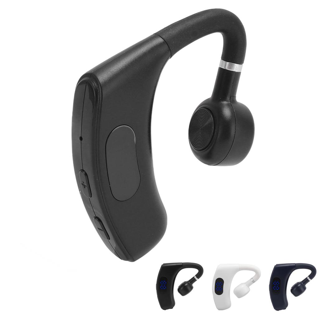 Single Ear Bluetooth Headset  .4 Noise Reduction Long Standby Time 180 Degree Wireless Earpiece w