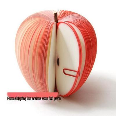 3D Fruit-Shaped Sticky Notes: Apple, Strawberry, Pear Design for Convenient Messages