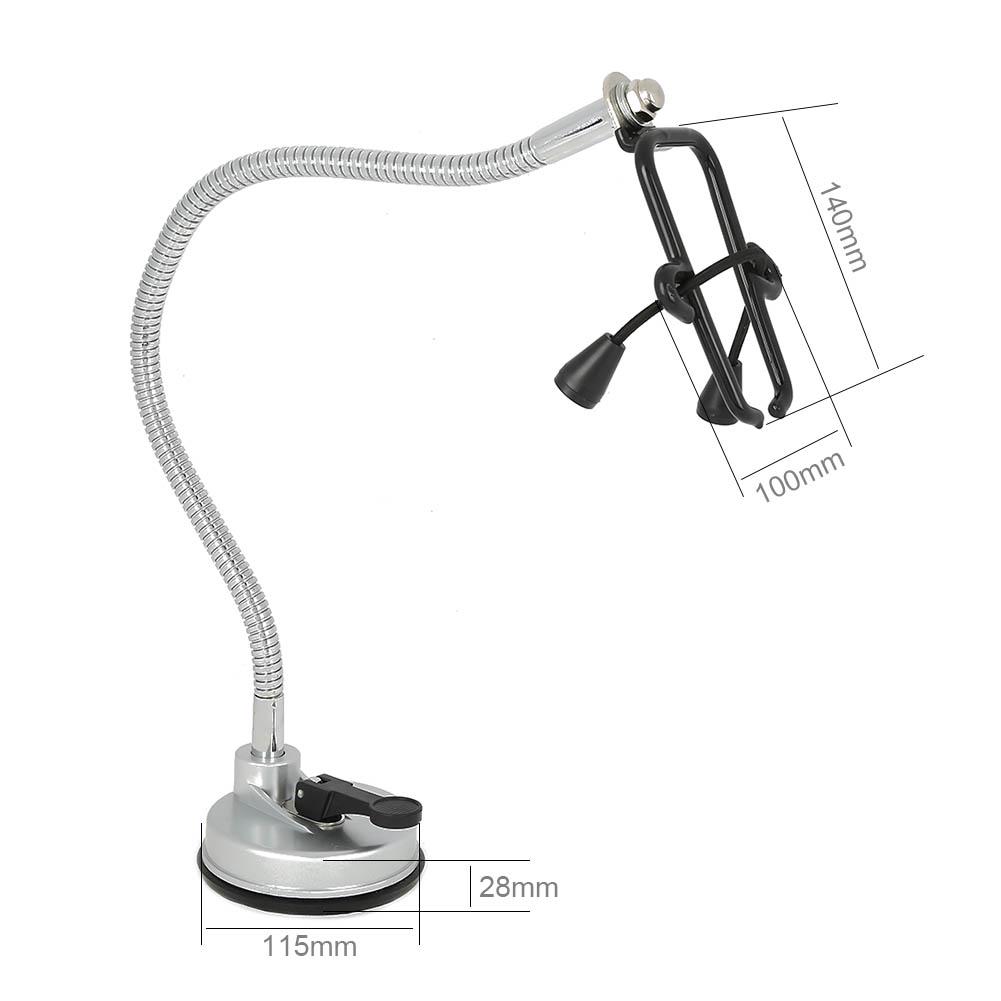 360 Degree Freely Rotation Hair Dryer Wall Holder Hands Free Hair Blower Stand Suction Cup