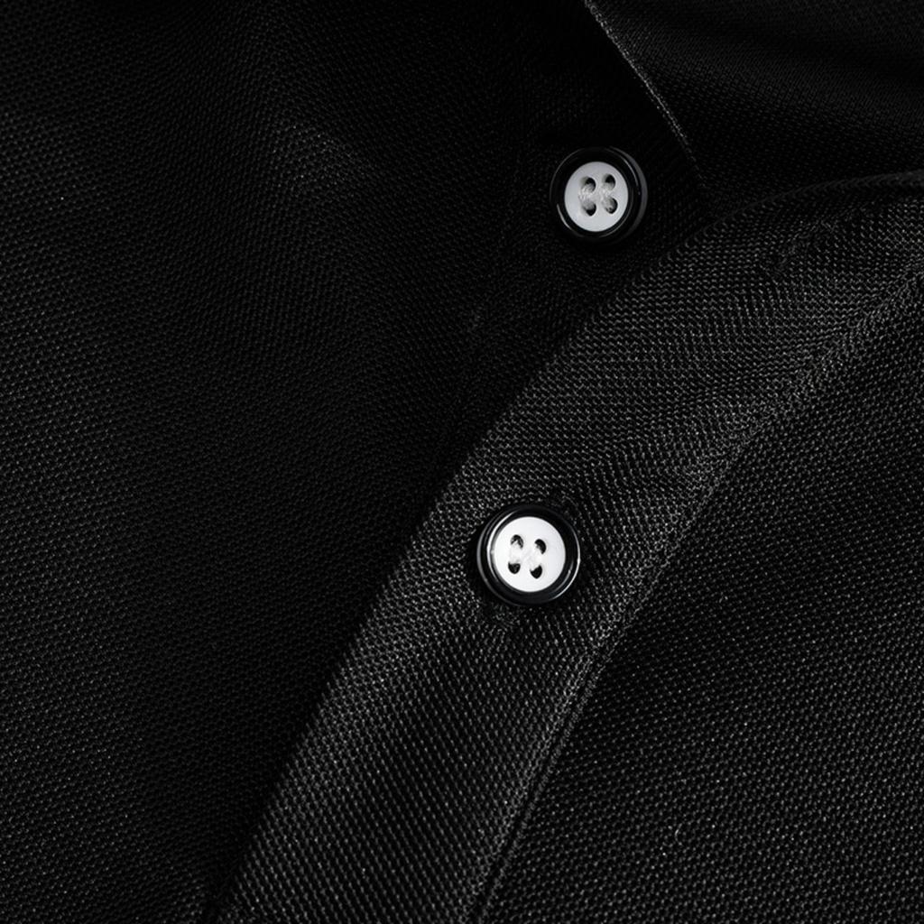 Men's American Net Lapel Golf Short Sleeve T-shirt Quick Drying  Shirt