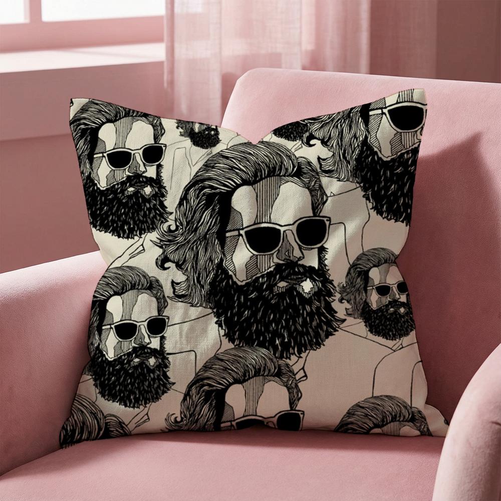 Father J-John Misty Cushion Cover Multi-Scene Pillow Cover for Home & Car - Reversible, Soft & Durable for Daily Use