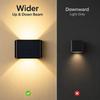 3000K Warm White Solar Wall Light Up Down Lighting Outdoor Wall Light  Outdoor Garden