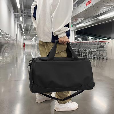 Men's and Women's Same Casual Wet and Dry Separation Training Fitness Going Out Large Capacity Decompression Portable Travel Bag with Shoe Compartment