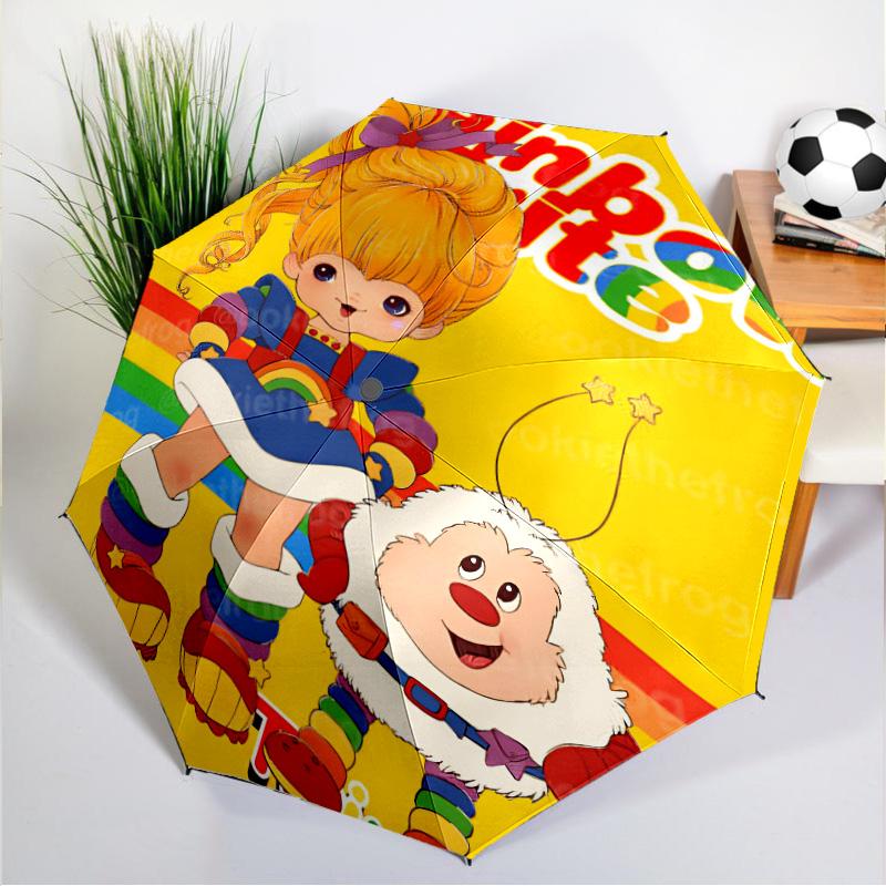 Regenbogen Abenteuer Regenschirm 8-Speichen für Reisen, Camping, Freizeit Leichter Tragbarer Regenschirm, Unverzichtbar für Jeden Familienurlaub Geschenk