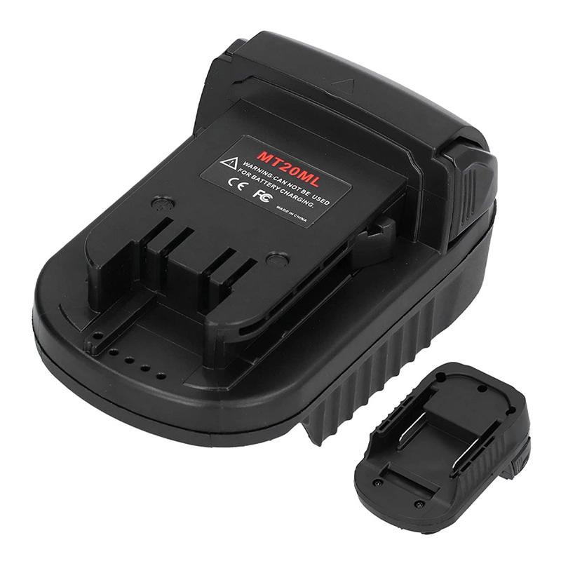 MT20ML Adapter Converter for Makita 18V BL1830 BL1850 Converted To for Milwaukee 18V Li-ion Battery Cordless Power Tool Use