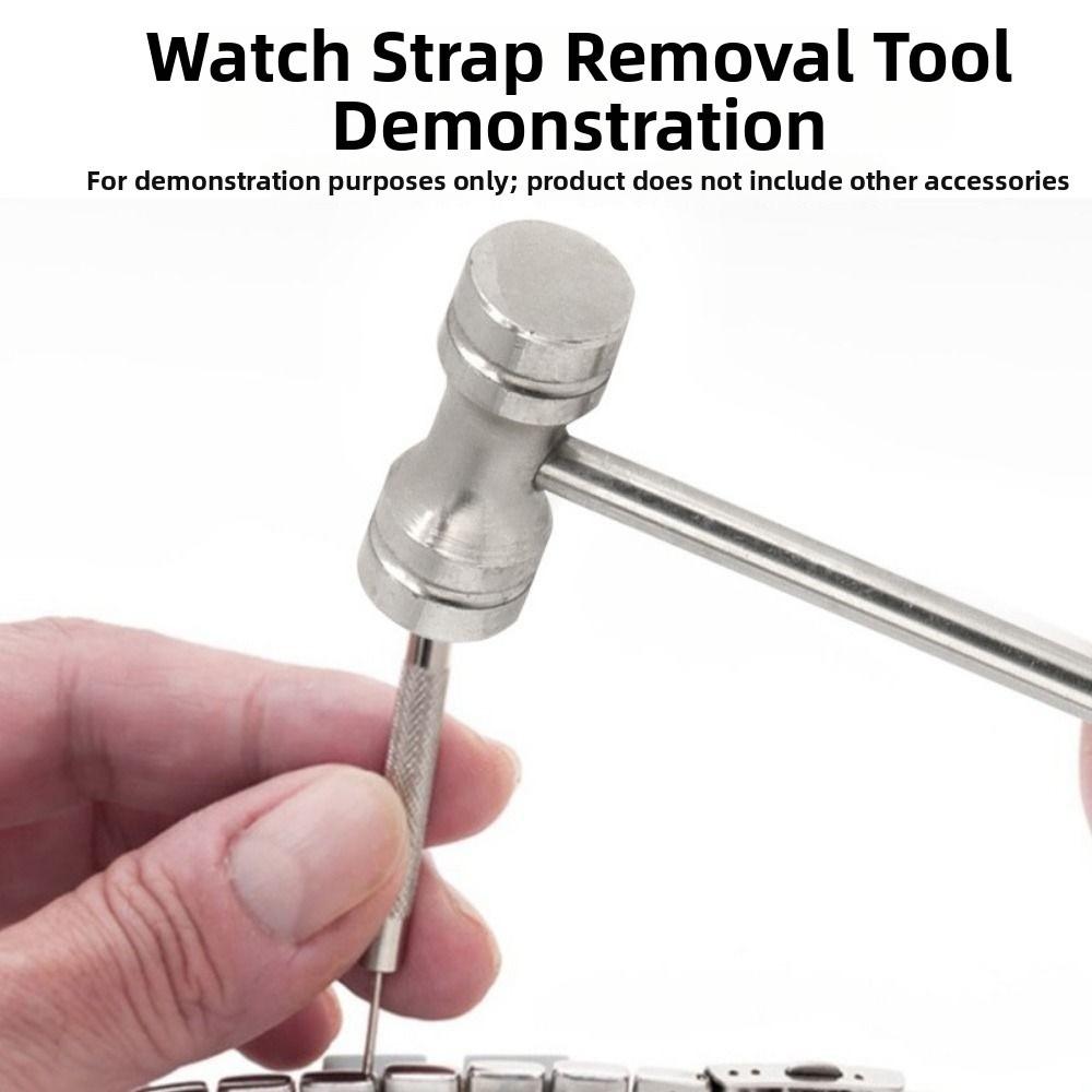 2Pcs/Set Anti-Skid Steel Jewelry Hammer Durable Bracelet Repair Tool Metal Stamping