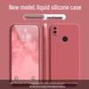 Redmi Note 7 Pro Liquid Silicone Solid Color Anti-Fall Case