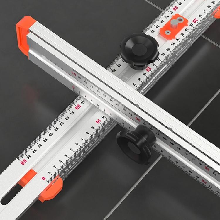65cm Angles Ruler Punch Locate Woodworking ScribeDrawing Marking Gauges Tshaped