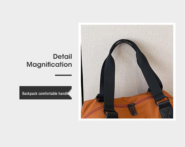 Large Capacity Travel Bag with Wet/Dry Separation for Yoga, Swimming, and Business Trips - Wear-Resistant, Lightweight Crossbody Handbag Luggage.