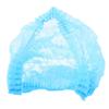 Blue Disposable Non-woven Bouffant Cap Hair Net Cap Elastic Free Size for Tattoo