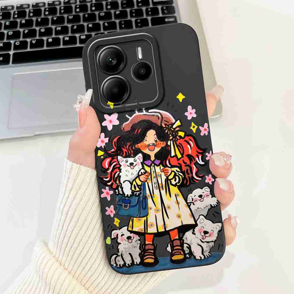 For Xiaomi Redmi Note 14 5G Case Panda Pattern Cover Soft Silicone Phone Case For Redmi Note 14 Note14 5G Fundas 6.67"