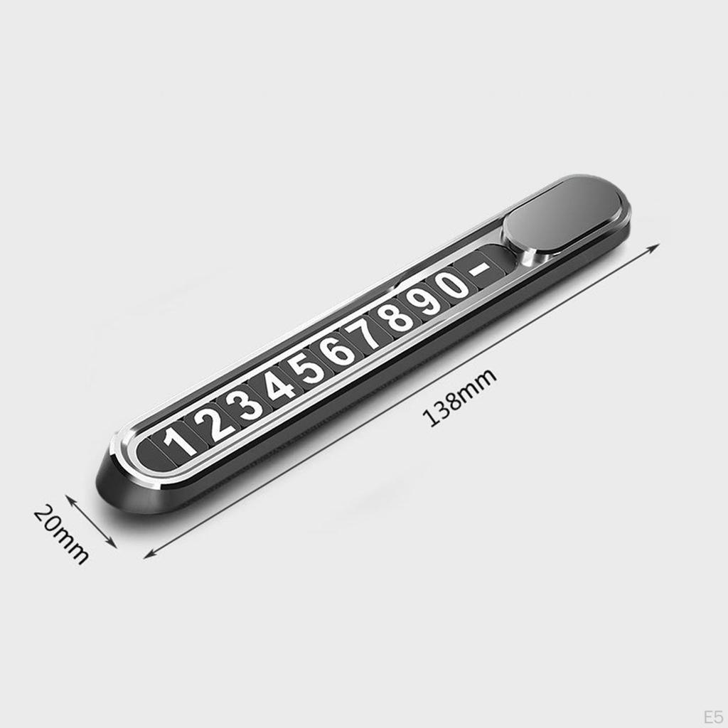Car Parking Telephone Number Plate Phone Board for Lot
