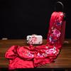 Su Embroidery Silk Scarf Long Double-sided Pure Shawl Gift Wedding Party