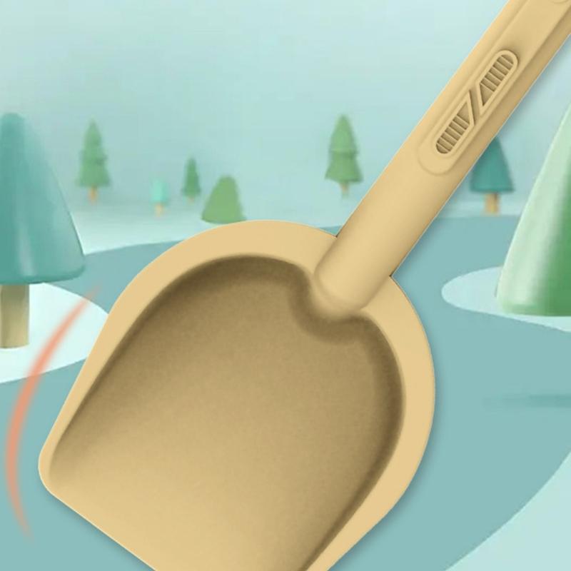 2PCS Kids Sand Digging Shovel Stable Construction Toy For Sandcastle Building Safe Beach Sand Play Toy Summer Essentials