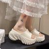 Women's Height Increasing Slippers Summer Outer Wear  Thick Soled Eva Soft Soled Home Women