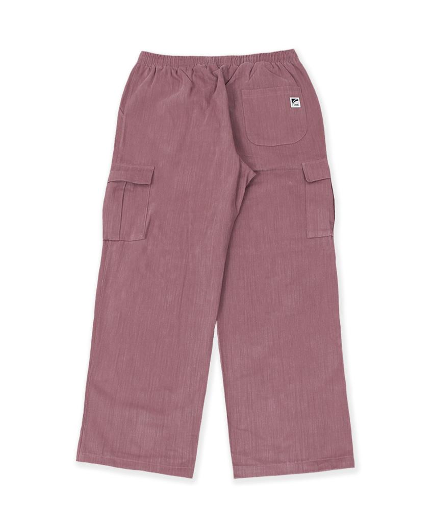 CAMEL WORK No.353 Structured Cargo Pants (Pink)