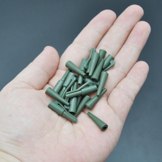 40-teiliges Karpfenfischen Zubehör Set, Anti-Tangle Sleeves, Quick Change Wirbel, Sicherheitsclips, Heck Gummi Schläuche, Angel Rig Tackle