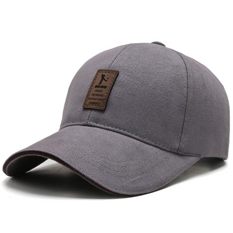 

Hat Men s Autumn Baseball Cap Outdoor Cap Women s Casual Sun Hat Adjustable серый
