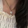 Women's Handmade 999.9 Silver Chubby Fu Tassel Pendant Necklace
