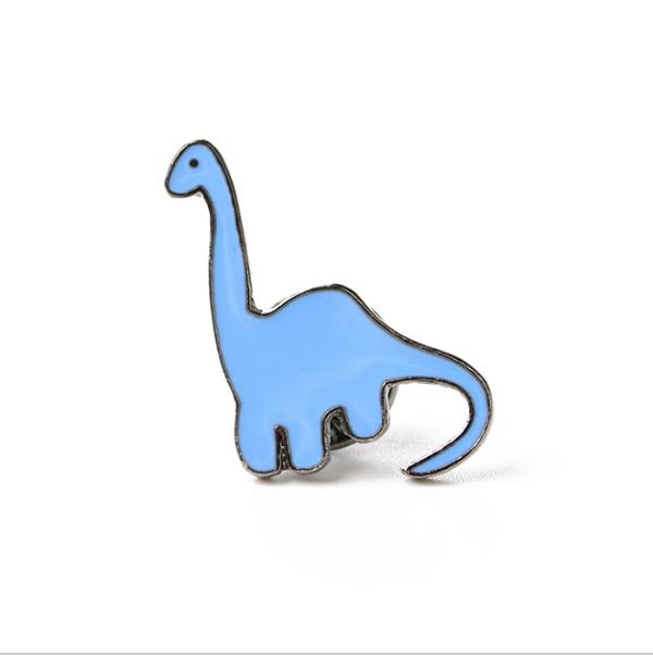 5 Colors Fashion Dinosaur Dragon Brooches Button Pins For Women Kids Collar Badge Animal Jewelry Wholesale
