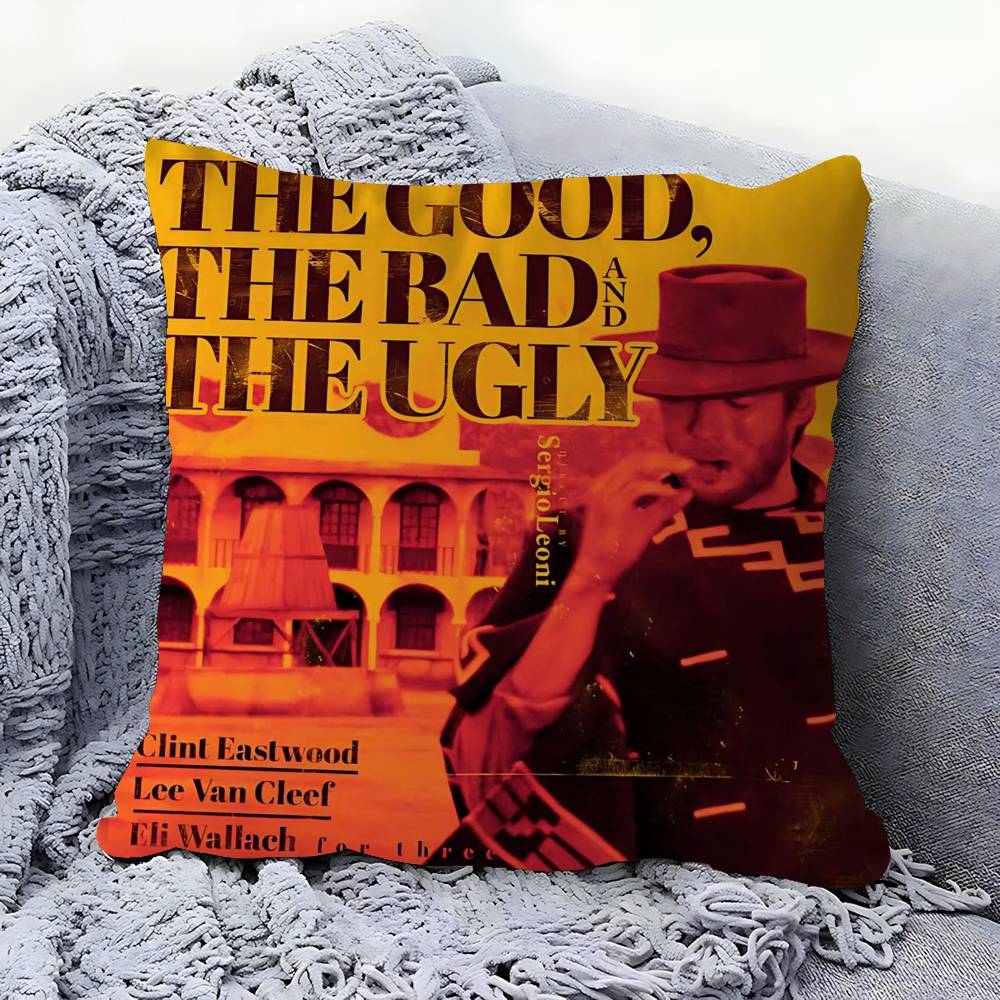 

The Good The Bad And The Ugly Pillow Gifts Home Office Furnishings Bedroom Sofa Car Cushion Cover Case 45x45cm 12x12Inch