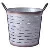 Bestco Pot Cover Basket, Medium, Small Item Holder, Tin Round, NE-723, Antique Mesh