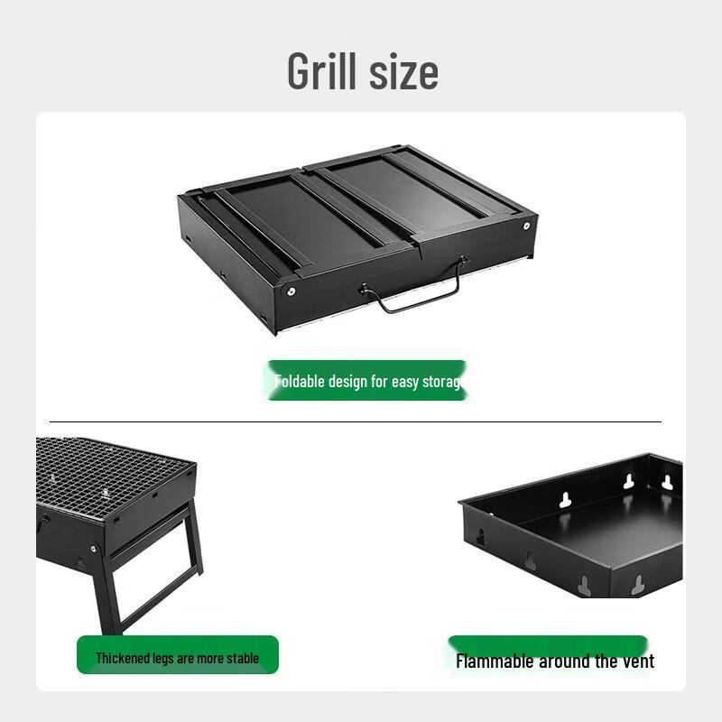Portable Charcoal BBQ Grill