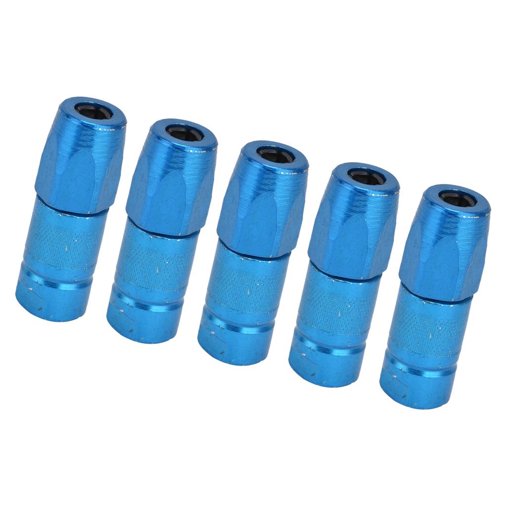 5Pcs Grease Gun Coupler Tightly Bite Durable WearResistant Grease Gun Flat Nozzle for Equipment