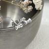 Su Chuang S925 Sterling Silver Bow Stud Earrings - Elegant Design for Girls