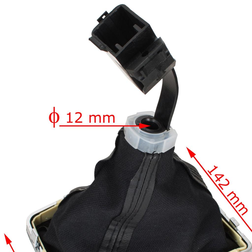 Opel Astra III H 04-10 Gear Shift Knob Black + Gaiter 6-Speed