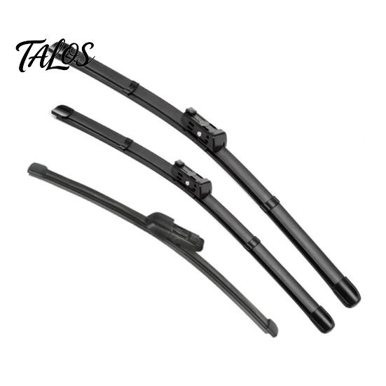 Auto Accessories for VW 6R Hatchback 3Pcs Windshield Wiper Blades 2009-2017, 24" + 16" Flexible Rubber Refills 11" Original Equipment Automotive