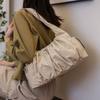 Casual Nylon Cloud Shoulder Bag Large Capacity Drawstring Cloud Tote Bag Portable Korean Ins Style Cloud Handbag Women