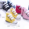 1Pair Mini Simulation Casual Canvas Shoe For 10cm Principal Dog Clothing 1:8 Bjd Toy Doll Changing Wear Accessories
