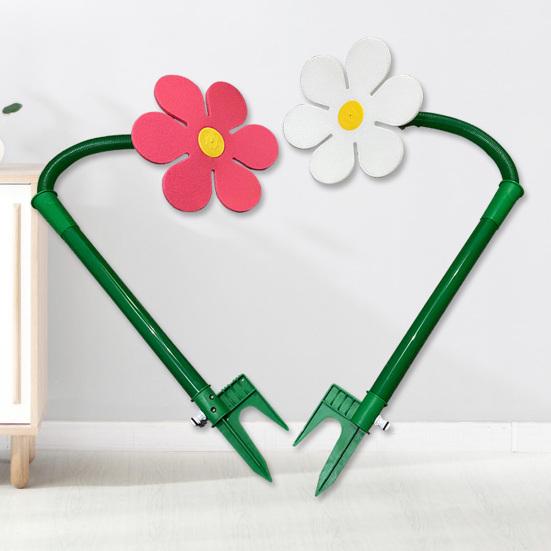 Dancing Flower Lawn Sprinkler Ground Insert Crazy Daisy Sprinkler Funny 360-Degree Rotating Sun Flower Garden Sprinkler for Yard Watering Dogs