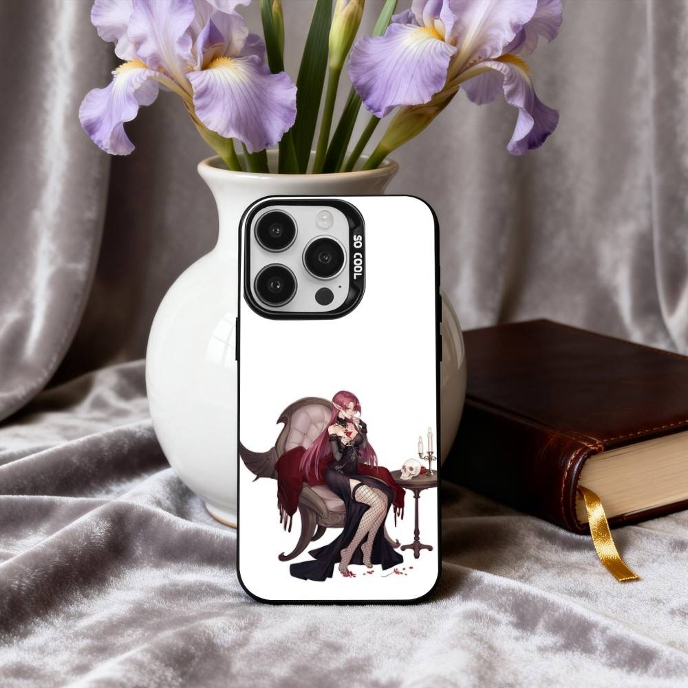 T-Der unerwünschte U-Untoter A-Abenteurer Handyhülle Für iPhone17,16,15,14,13,12,11 Plus,Pro Max Candy Silberbeschichtet Innenabdeckung