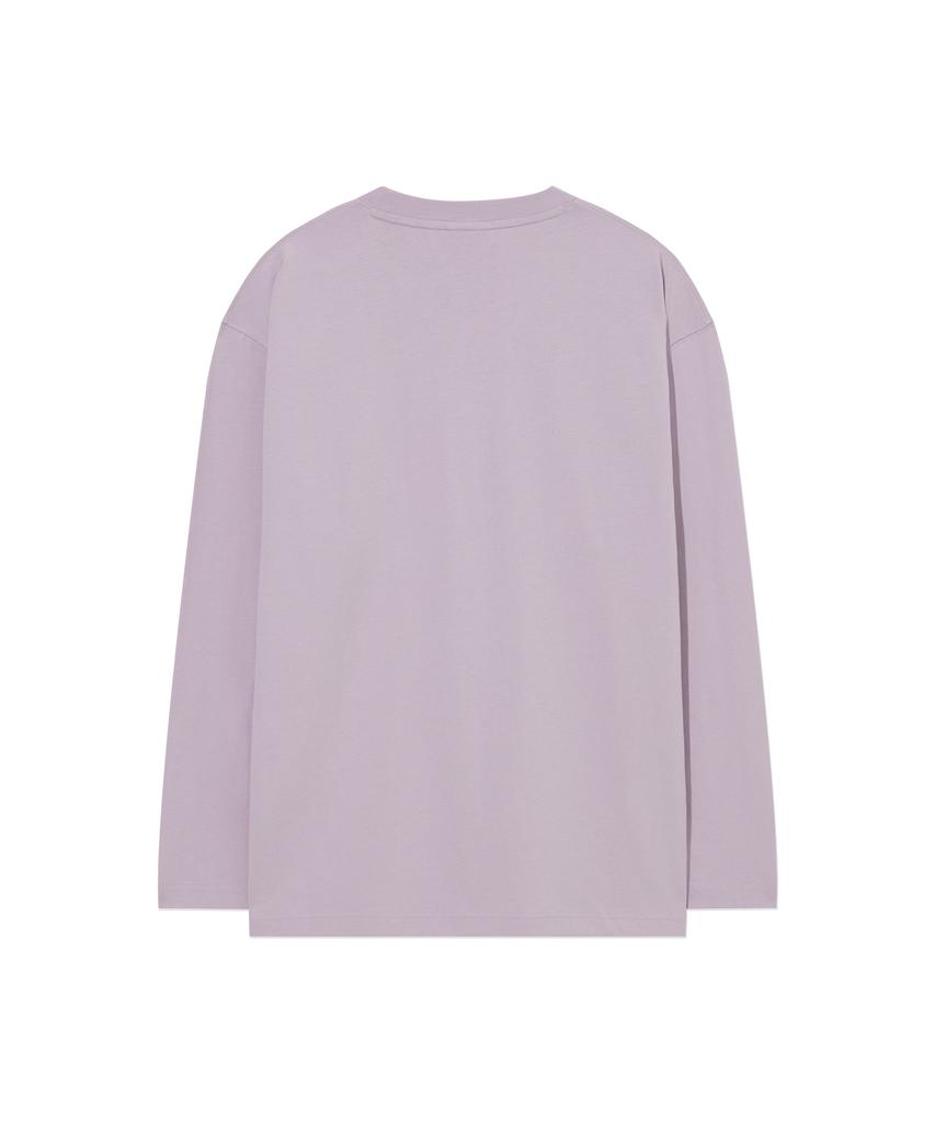 COVERNAT Basic Pocket Long Sleeve Light Purple
