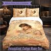 Personalized 3Pcs Bedding SetTaylor Swift Custom Text Duvet Cover Pillowcase Set Bedroom Gift