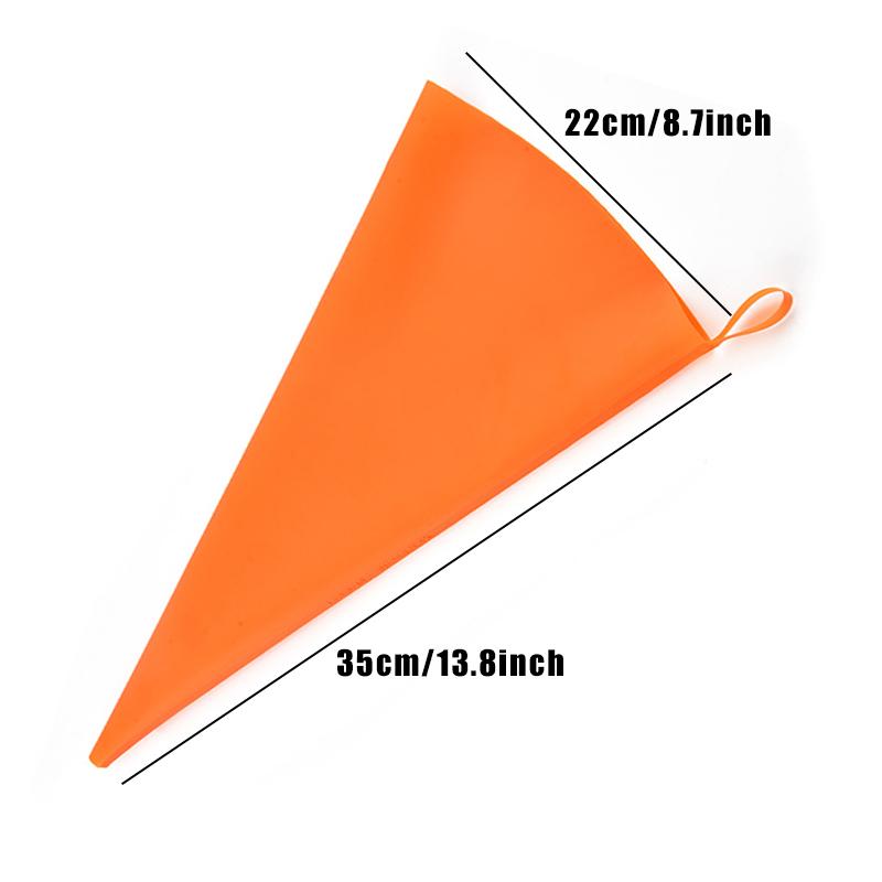 25 cm ~ 40 cm Silikonbeutel Süßigkeiten für Gebäck Eva/Tpu Backzubehör Kuchendekorationswerkzeuge Wiederverwendbare Spritzbeutel Küche Reposteria