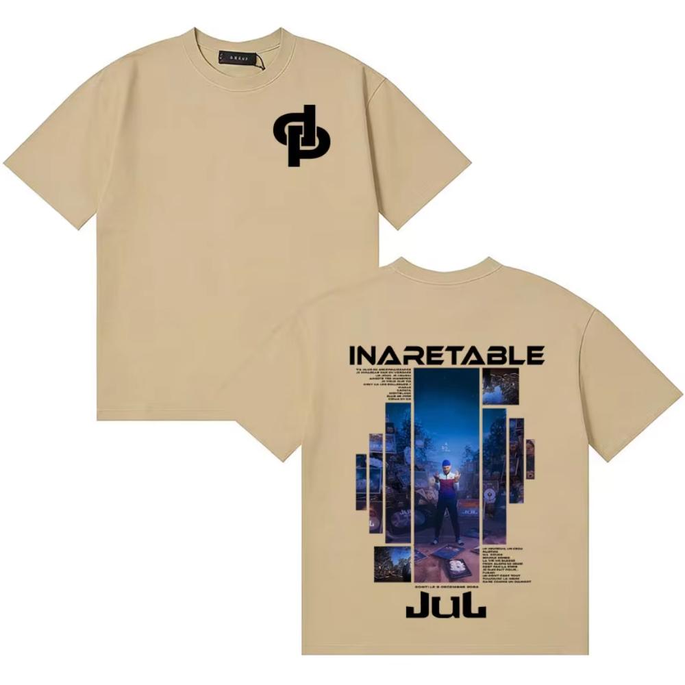 

Rapper Jul Inarretable Streetwear Tee Unisex WoUINISEX Summer Fashion Cotton Tshirts Oversized Tshirts Harajuku Casual Crewneck T Shirt 4XL