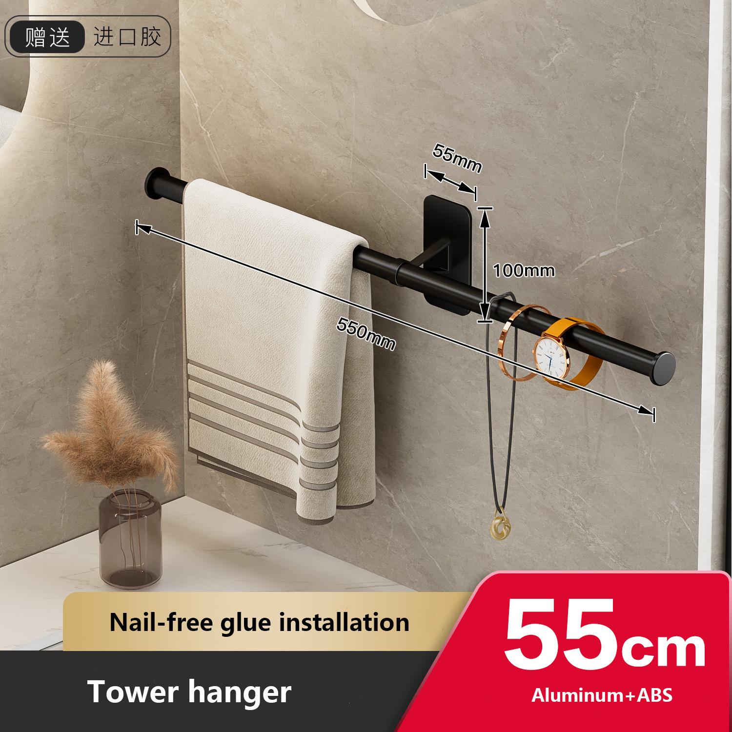 

35/45/55 см вешалка для полотенец, вешалка для полотенец, держатель для банных полотенец, настенная подвесная штанга для полотенец, алюминиевая полка для ванной комнаты, кухонная полка для хранения