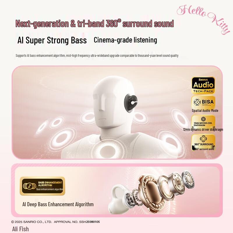 

Baseus BC1 Open-Ear Wireless Ear Clip Headphones