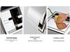 Stainless Steel Concealed Wall-Mounted Double Roll Tissue Holder