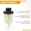 Power Steering Reservoir - No.31302576 Car Automotive Power Steering Tank - for Volvo S60 2011-2017 Plastic Beige - 1 Pc