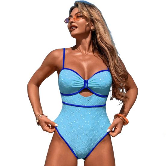 Costume da Bagno Intero Donna Monokini Sexy Body ad Alto Taglio per Vacanze Spiaggia Piscina Abbronzatura