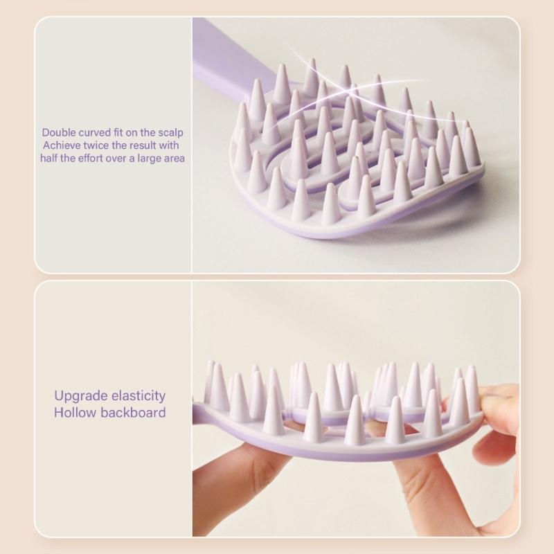 Hair Shampoo Brush Practical Hair Comb Detangling Hair Brush Scalp Scrubber Scalp Massager Shampoo Brush for Woman