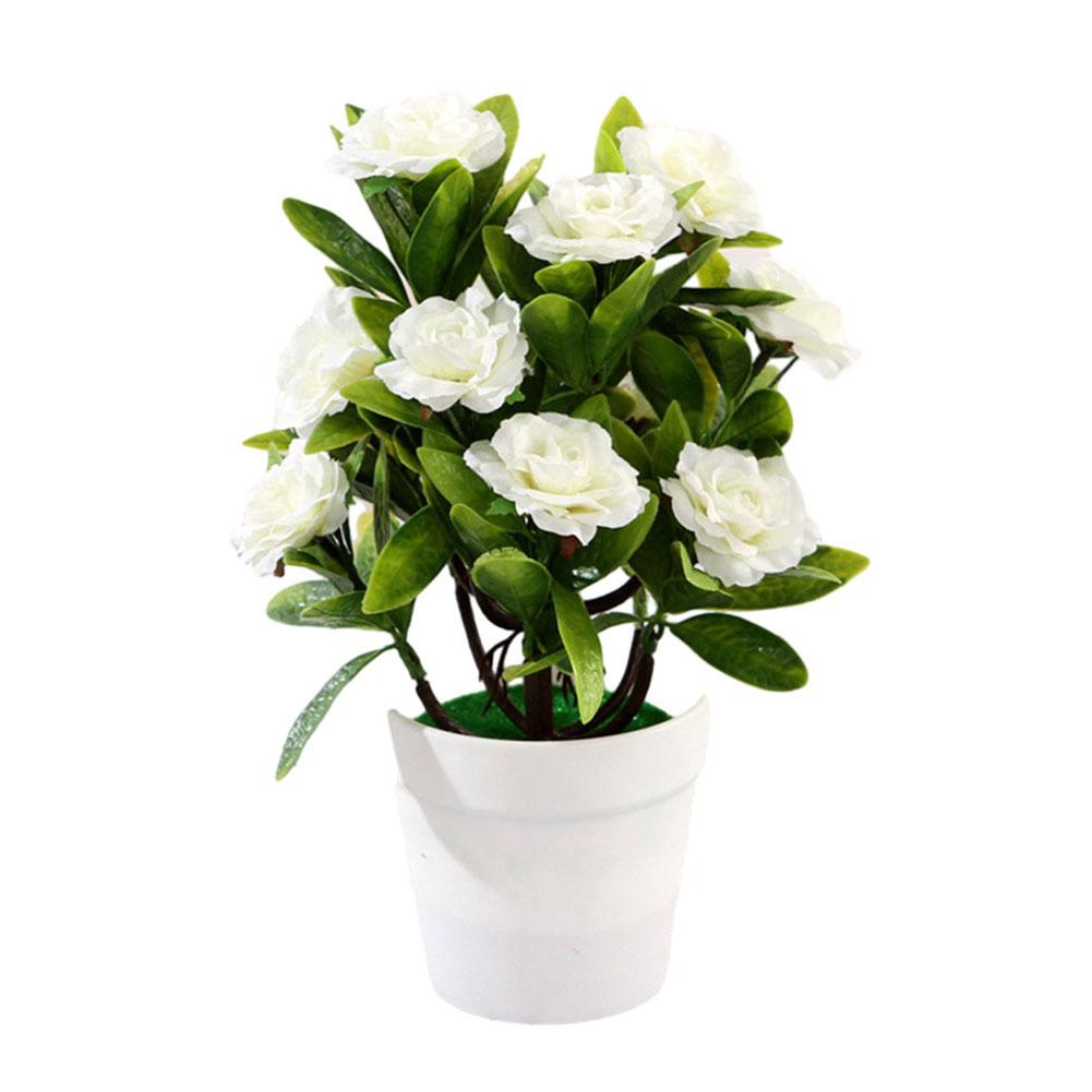 

Яркие S Искусственные цветы Искусственные растения Дворы белый