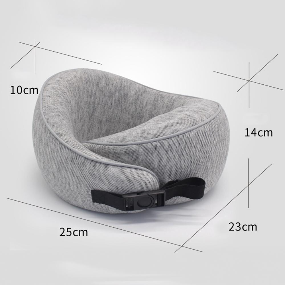 Reisekissen Memory-Schaum Halswirbelsäule Tragbar Mittagspause U-Form Camping orthopädisch zum Schlafen Memory-Kissen mit Trage