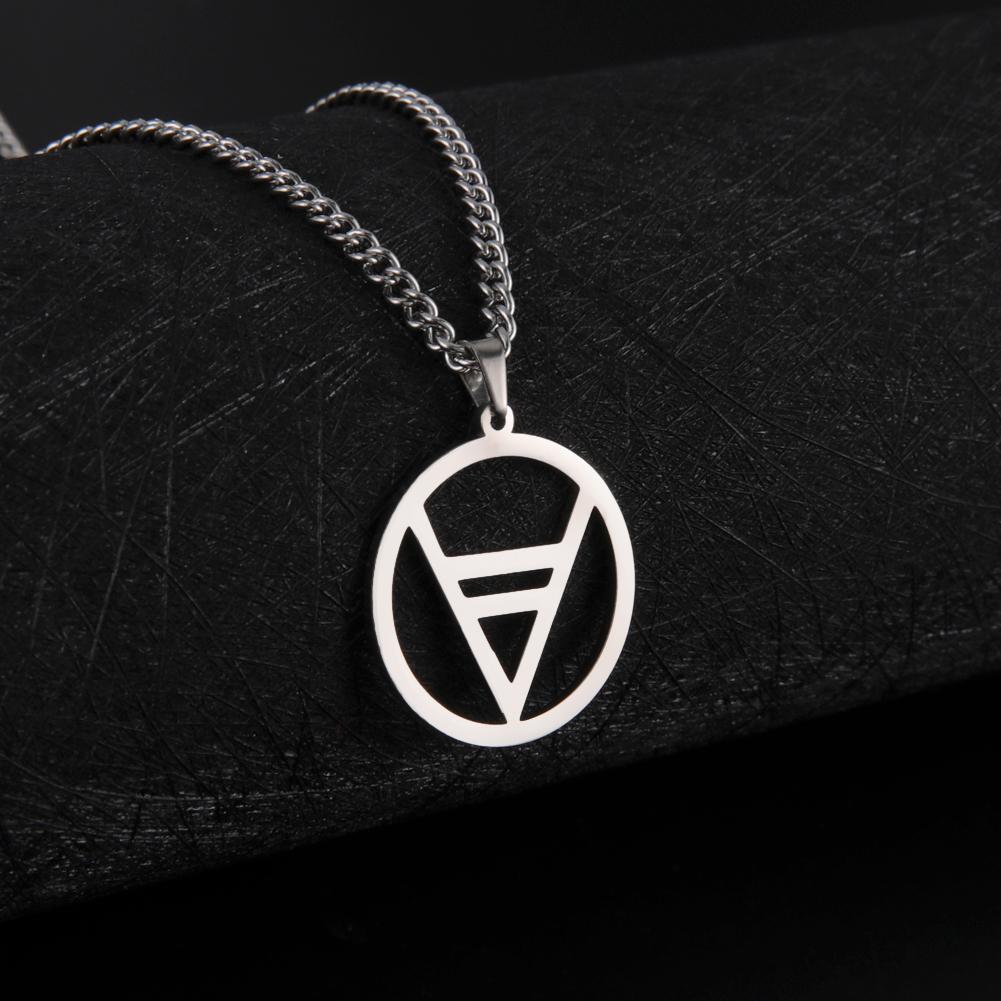 

My Shape Vintage Veles Volos Slavic God of Earth Waters Pendant Necklace for Men Stainless Steel Talisman Religion Male Jewelry