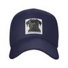 Black cane corso Italian Mastiff Baseball Caps Snapback Fashion Baseball Hats Breathable Casual Casquette Men's And Women's